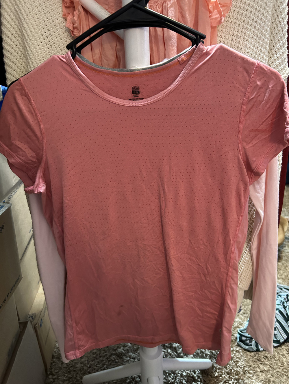 Vex Women's Pink XS Athletic Short Sleeve Top